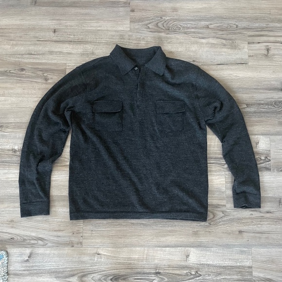 Vintage Other - Vintage Merino Wool Sweater - XXL/XL - Charcoal Grey